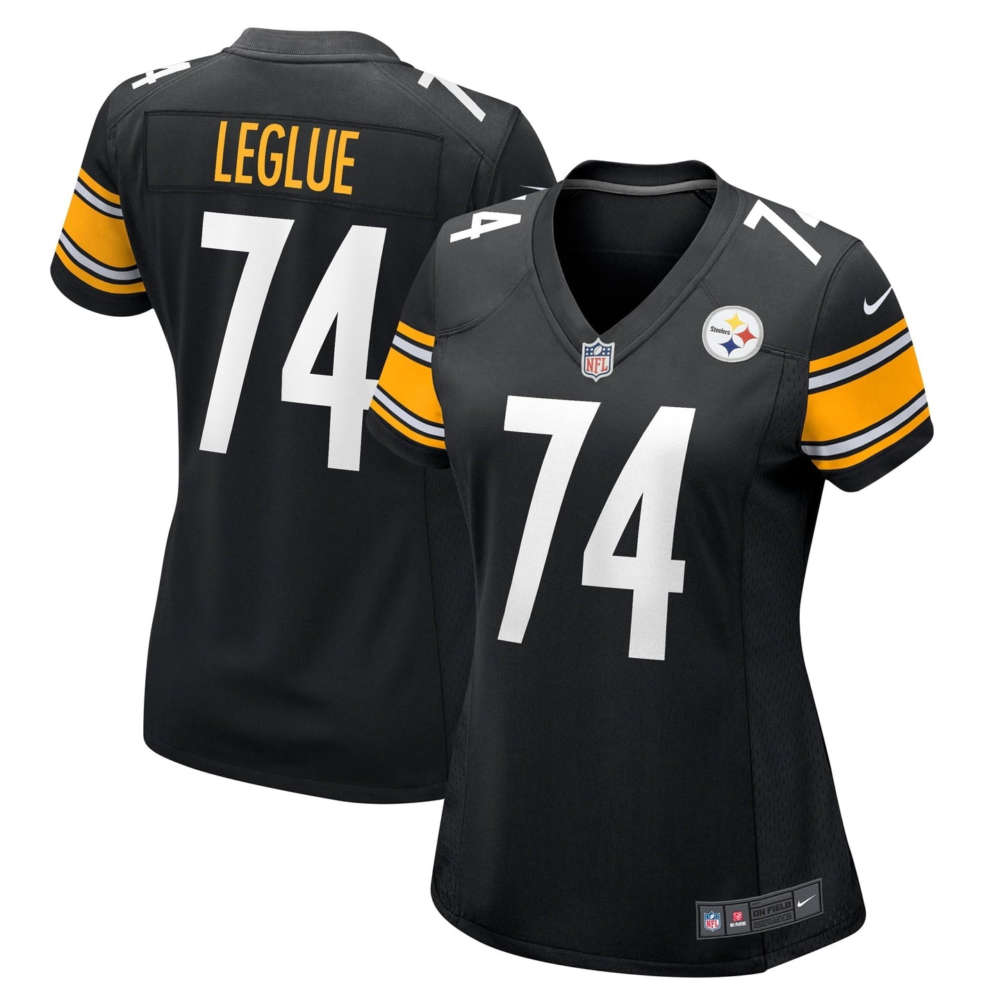 Women's Nike John Leglue Black Pittsburgh Steelers Game Player Jersey