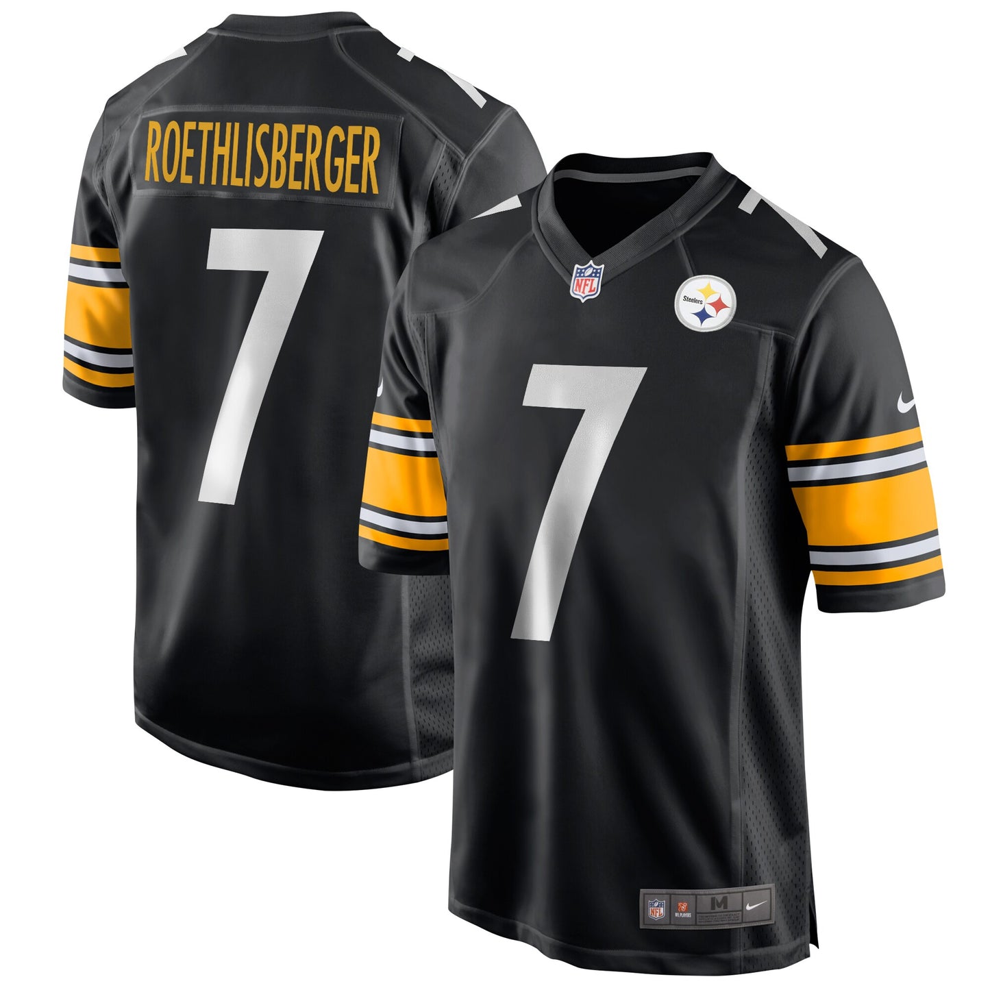 Ben Roethlisberger Pittsburgh Steelers Nike Team Game Jersey - Black