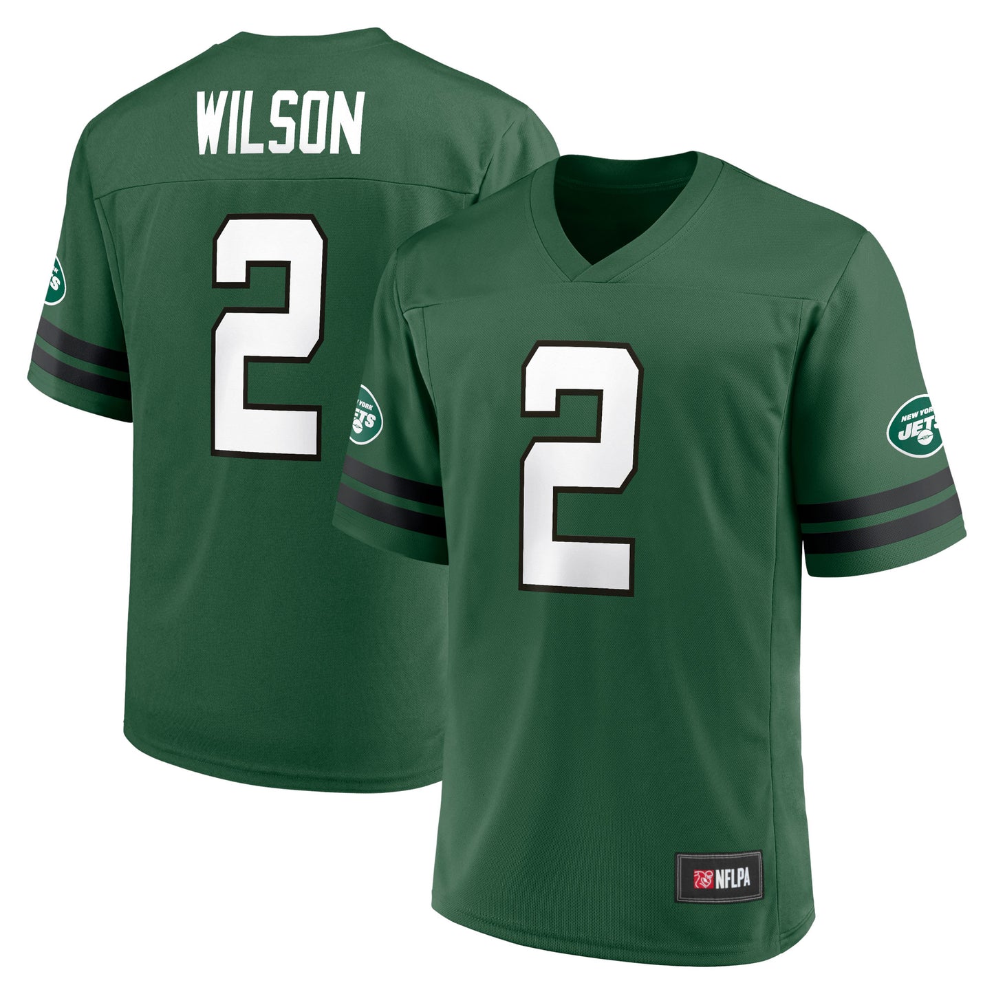 Men's Zach Wilson Green New York Jets Replica Player Jersey