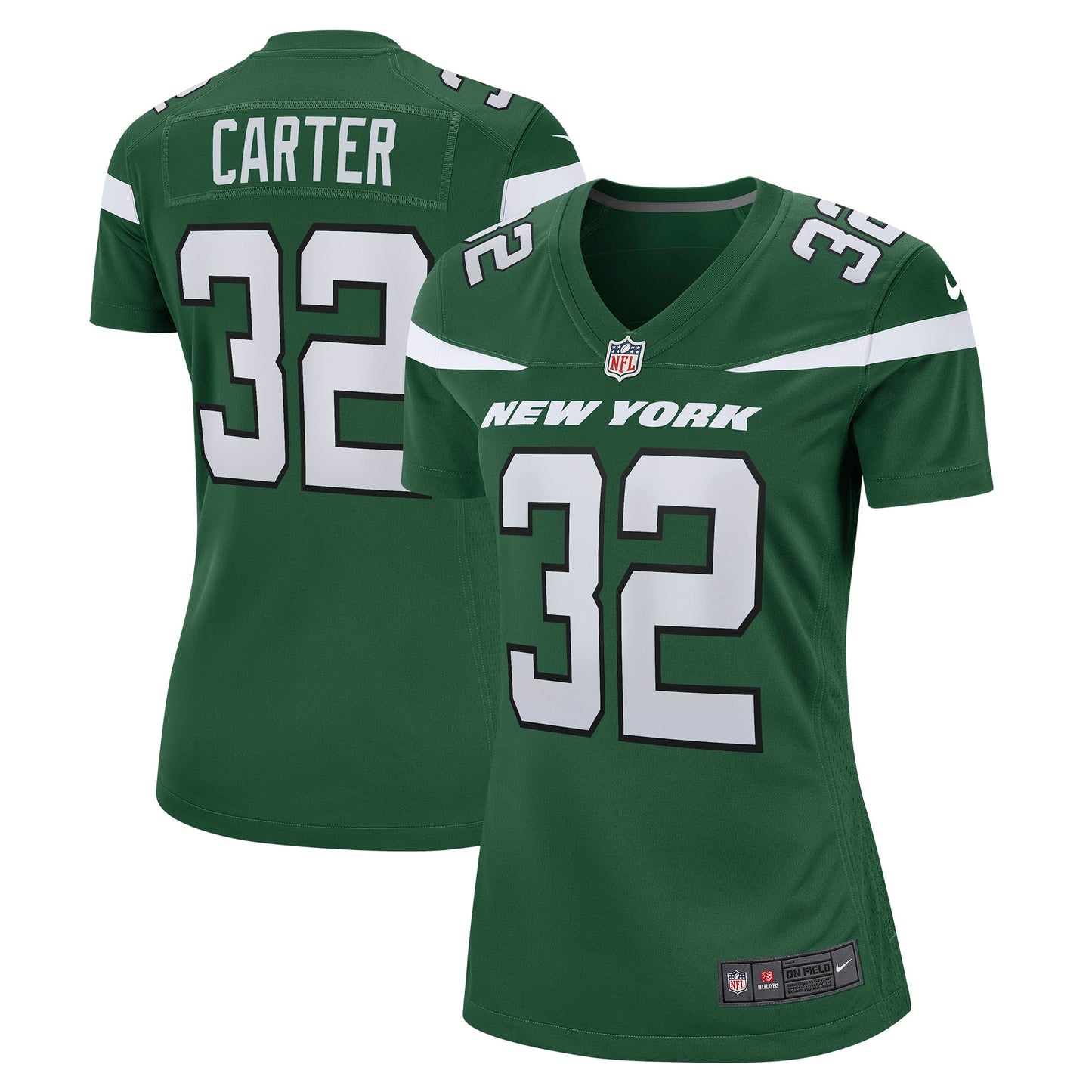 Michael Carter New York Jets Nike Women's Game Jersey - Gotham Green