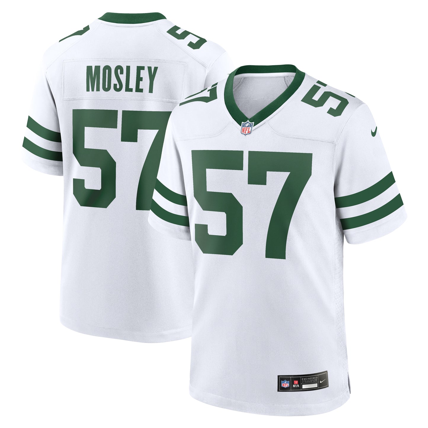 C.J. Mosley New York Jets Nike Legacy Player Game Jersey - White