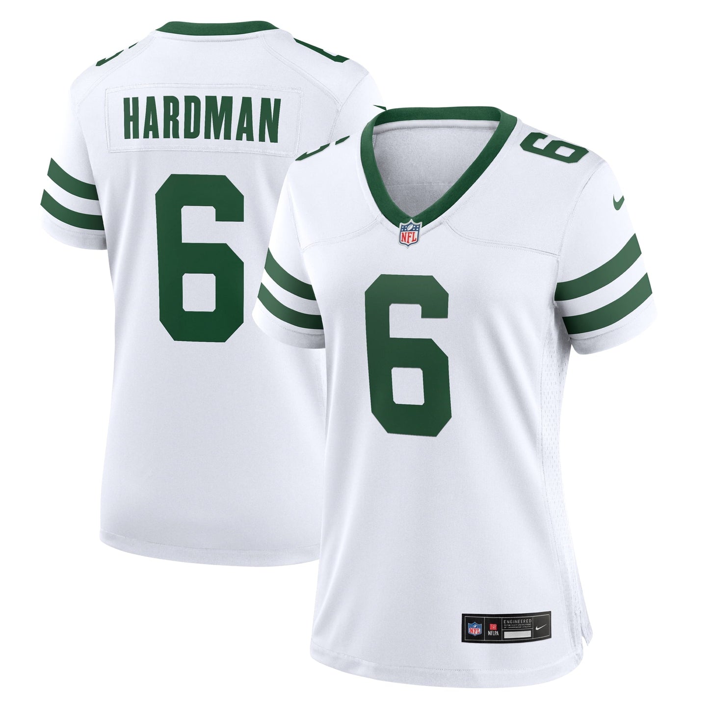 Women's Nike Mecole Hardman White New York Jets Legacy Player Game Jersey