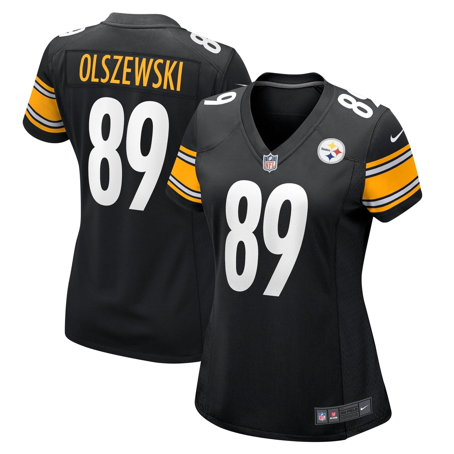 Women's Nike Gunner Olszewski Black Pittsburgh Steelers Game Player Jersey