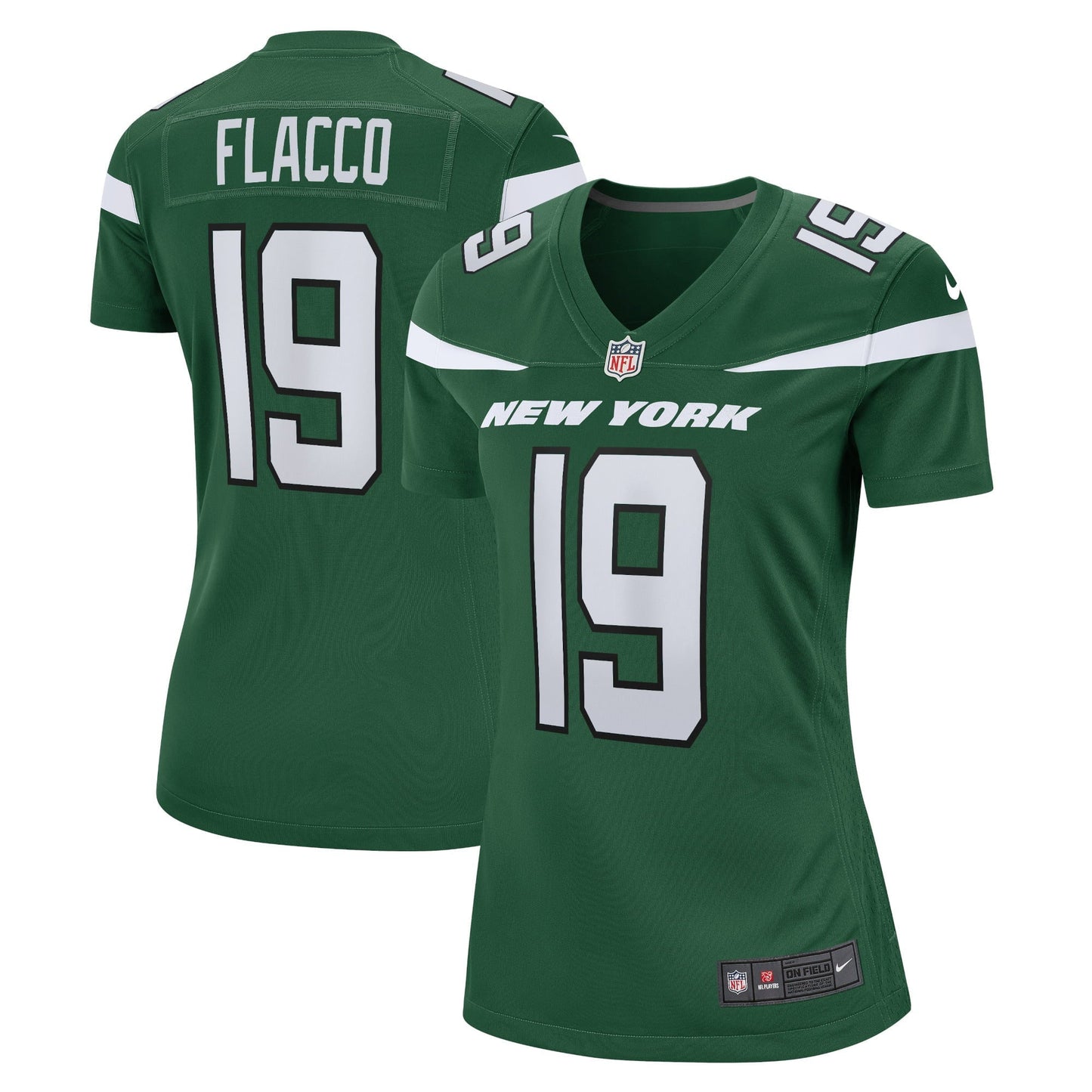 Women's Nike Joe Flacco Gotham Green New York Jets Player Game Jersey