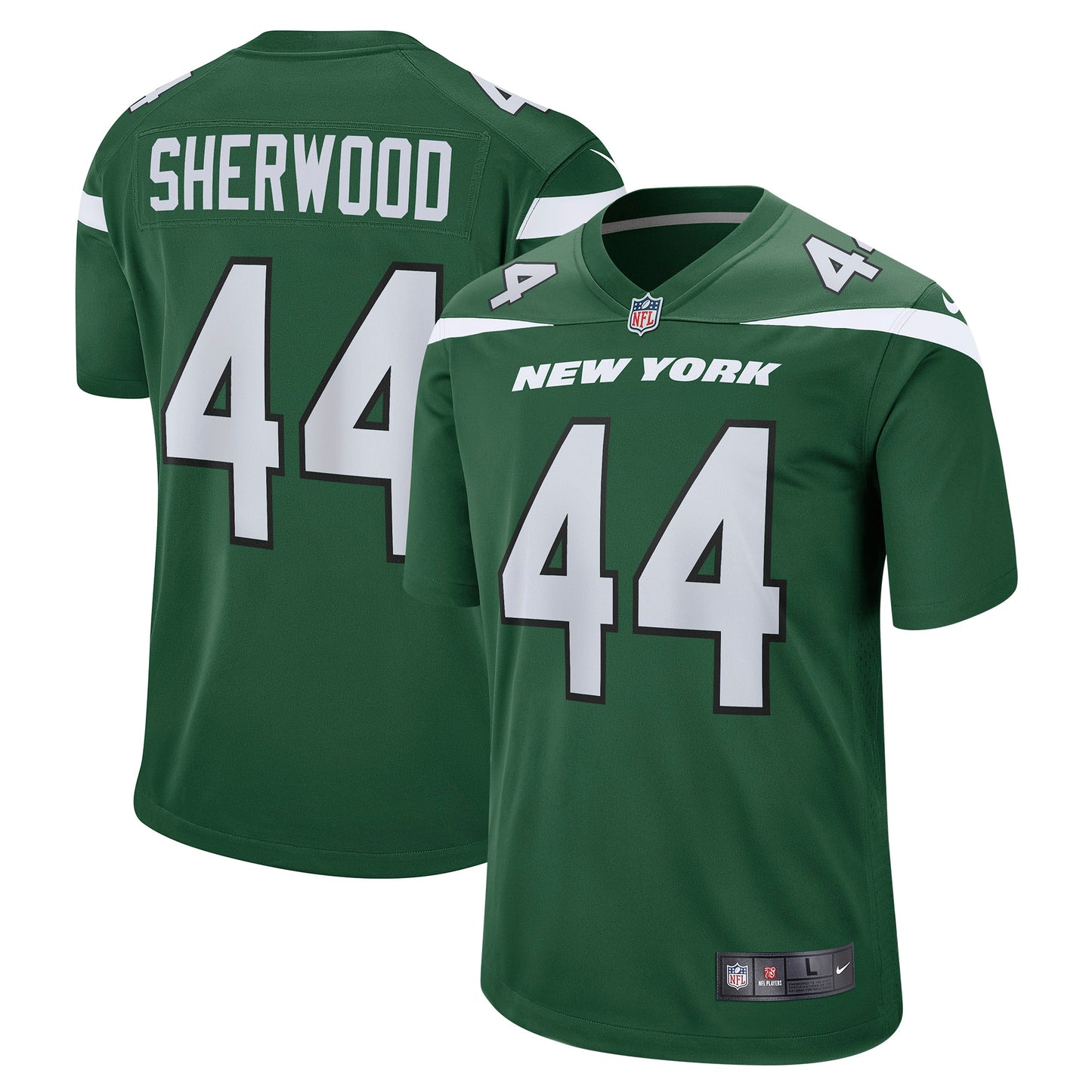 Jamien Sherwood New York Jets Nike Game Jersey - Gotham Green