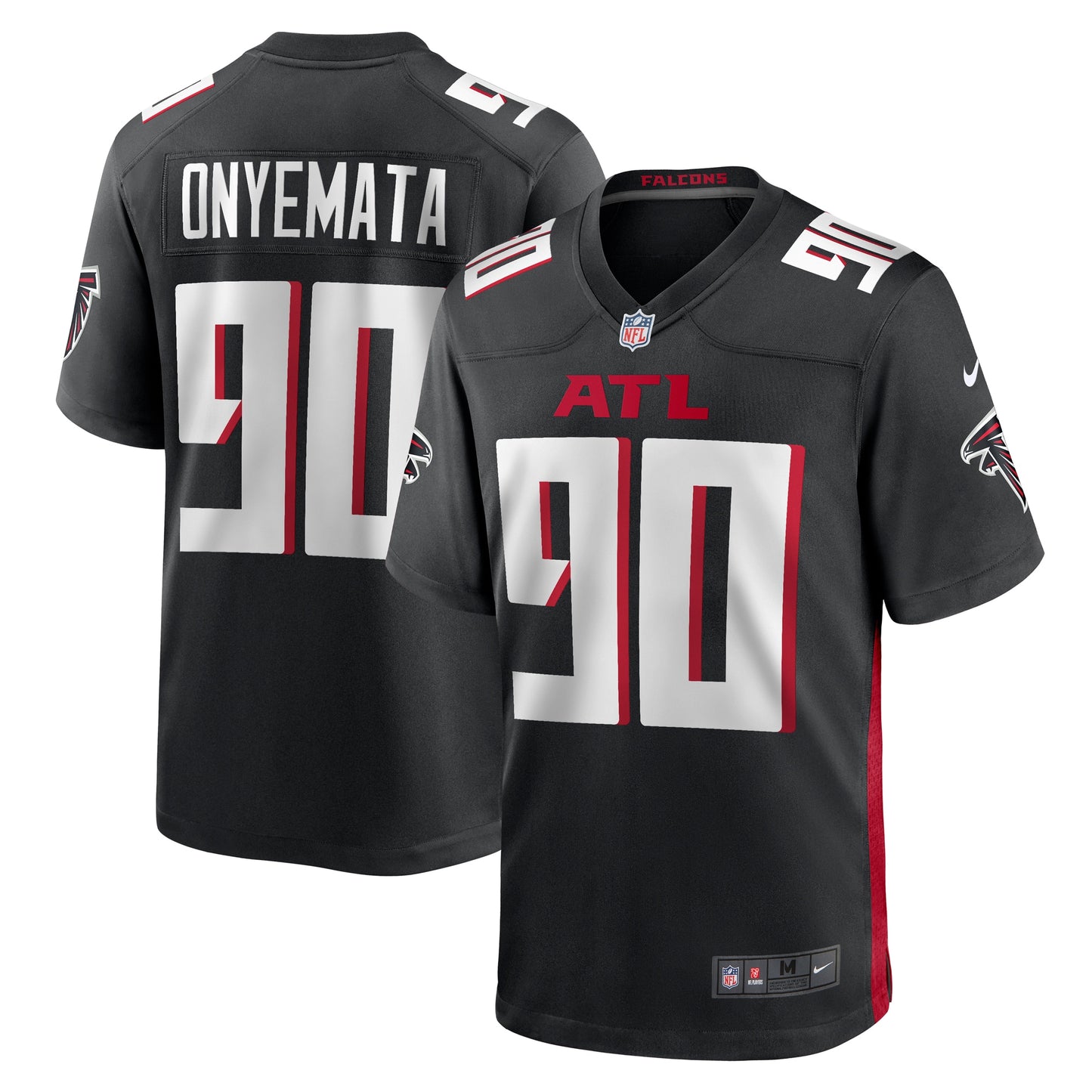 David Onyemata Atlanta Falcons Nike Game Player Jersey - Black