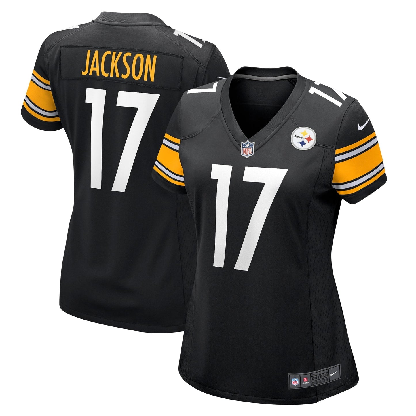 Women's Nike William Jackson Black Pittsburgh Steelers Game Player Jersey