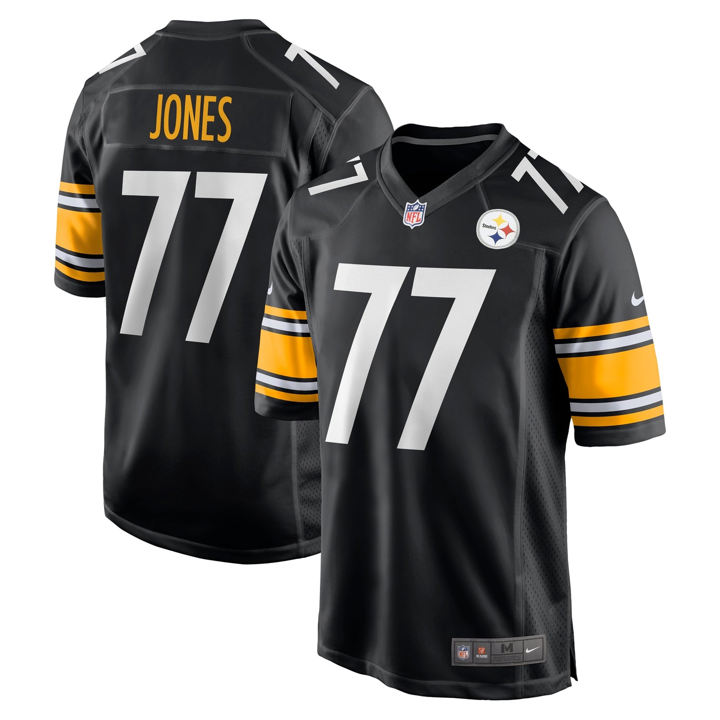Broderick Jones Pittsburgh Steelers Nike 2023 NFL Draft First Round Pick Game Jersey - Black