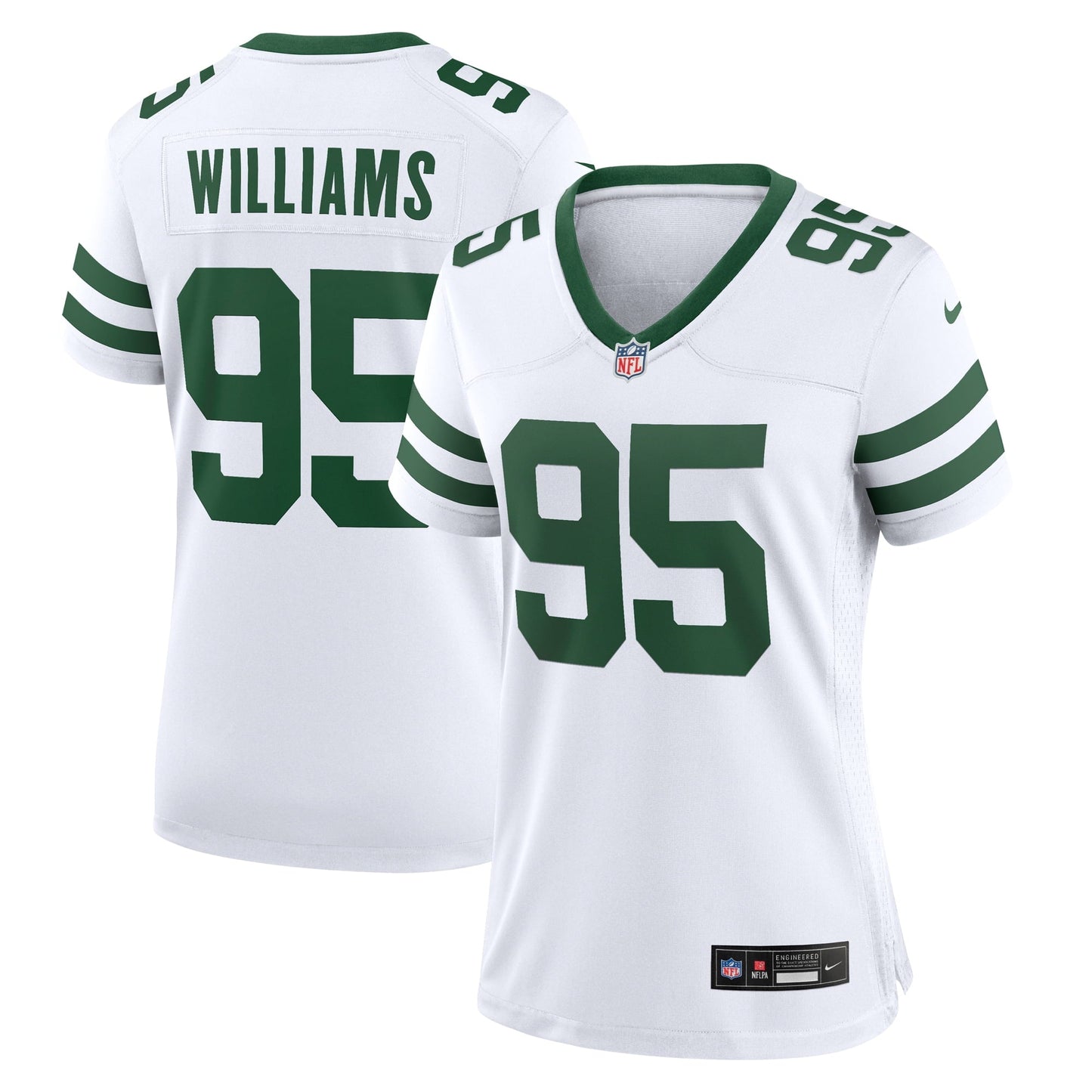 Women's Nike Quinnen Williams White New York Jets Legacy Player Game Jersey
