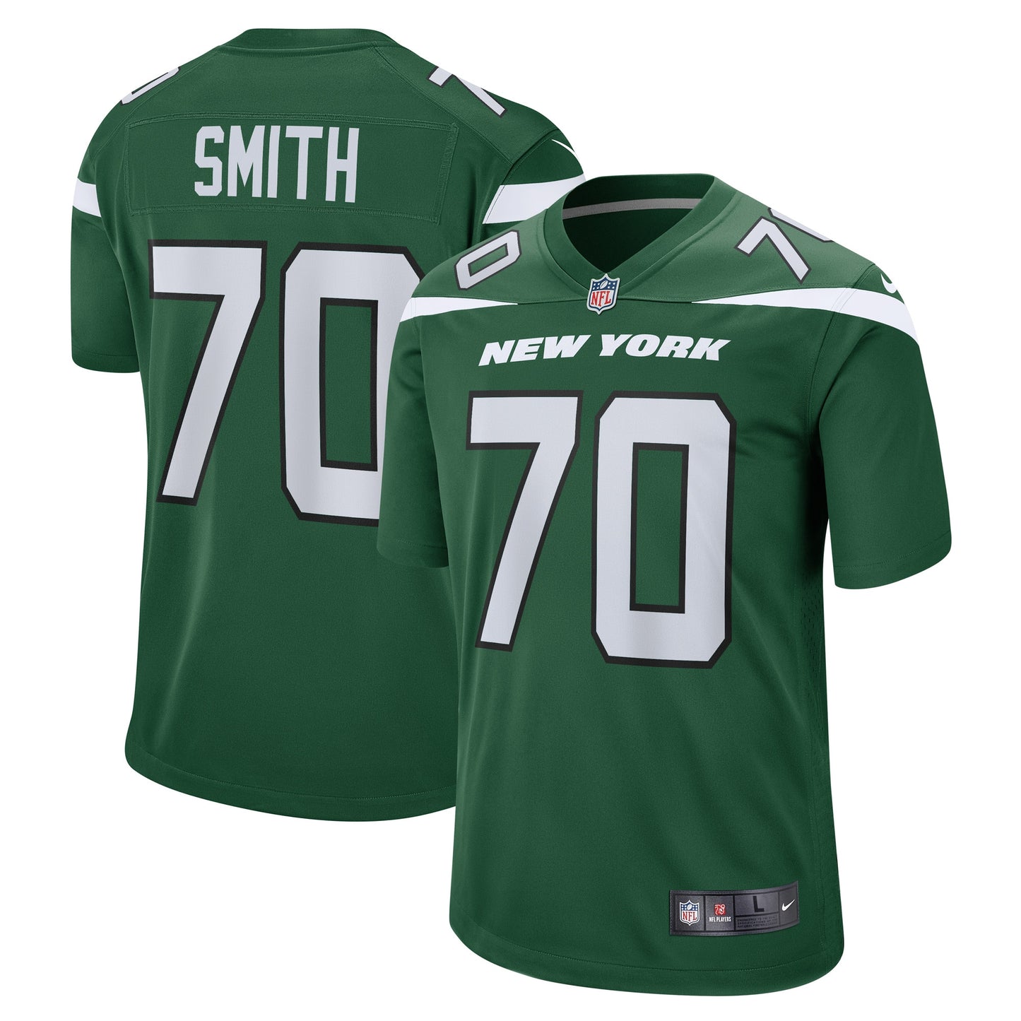 Eric Smith New York Jets Nike Game Player Jersey - Gotham Green