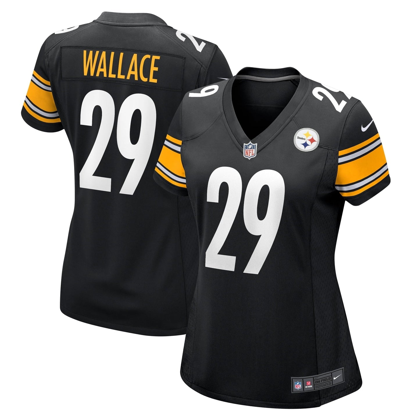 Women's Nike Levi Wallace Black Pittsburgh Steelers Game Player Jersey