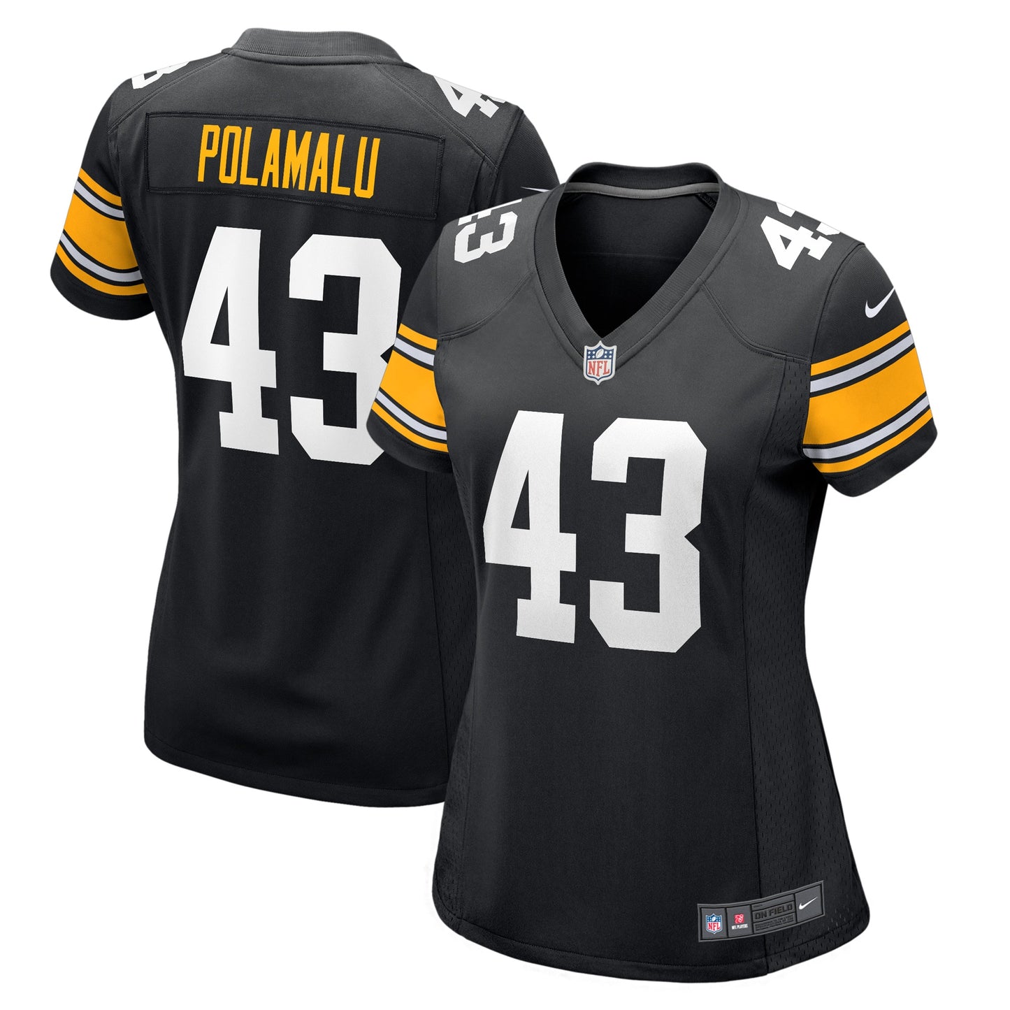 Troy Polamalu Pittsburgh Steelers Nike Women's Retired Player Jersey - Black
