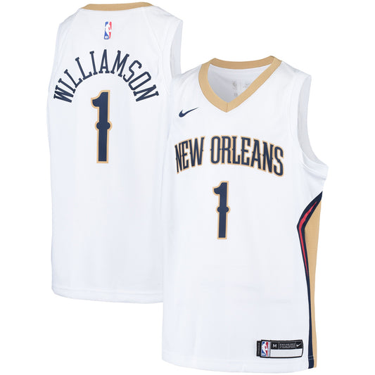 Zion Williamson New Orleans Pelicans Nike Youth Swingman Player Jersey - Association Edition - White